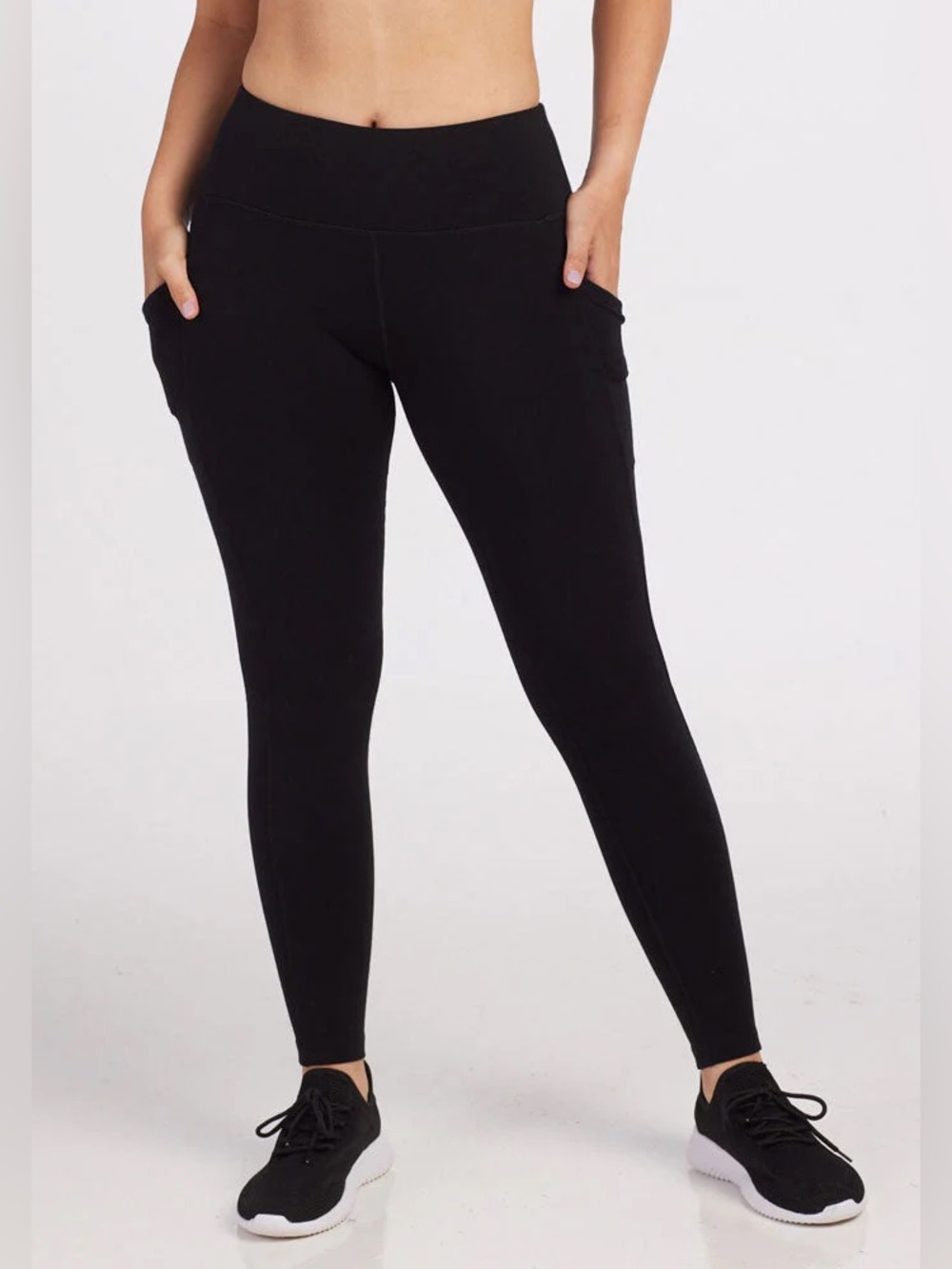 Woolx Piper Pocket Legging Cold Weather Womens Medium Black